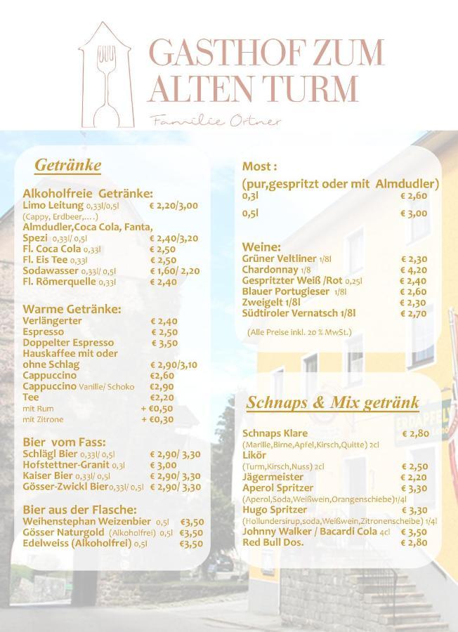 Gasthof 'Zum Alten Turm' Haslach an der Mühl 外观 照片